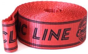 Gibbon Slacklines Classic Webbing for Slackrack Classic or Fintess, red, Length 4,5m, Width 50mm/2", Replacement Webbing