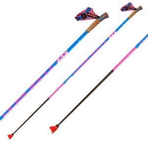 KV+ Tornado Pink Clip Cross-Country Ski Poles