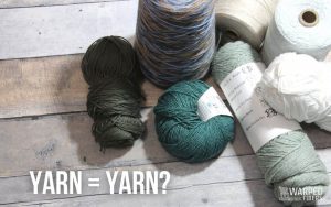 Weaving Yarn vs Knitting Yarn